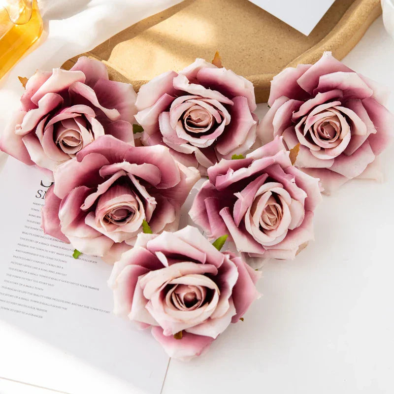 Wholesale Mini Silk Rose Heads