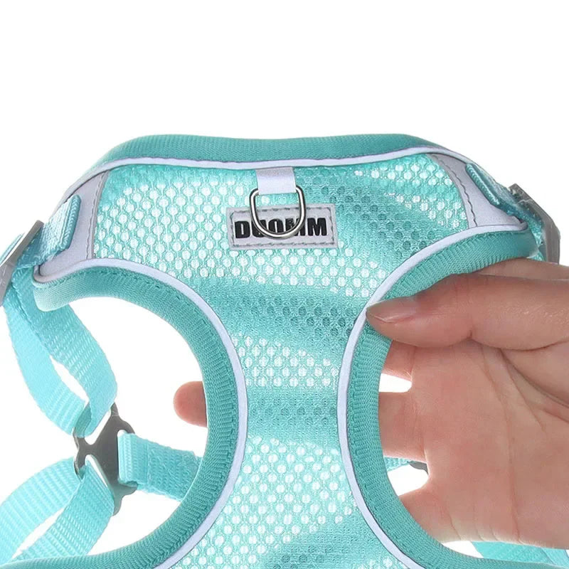 Reflective Pet Harness Leash Set