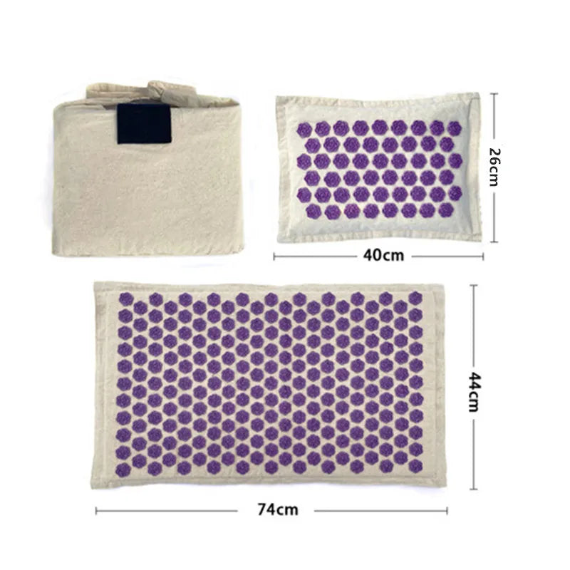 Linen Coconut Palm Acupressure Mat