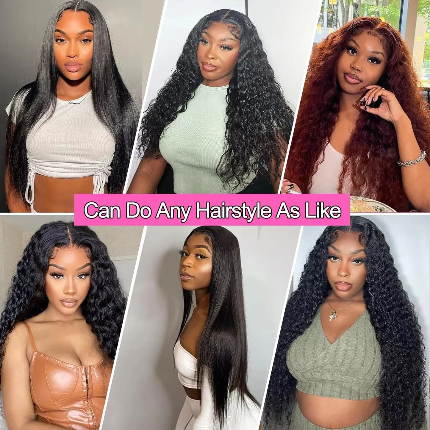 Varlea 40-Inch Deep Wave Wig