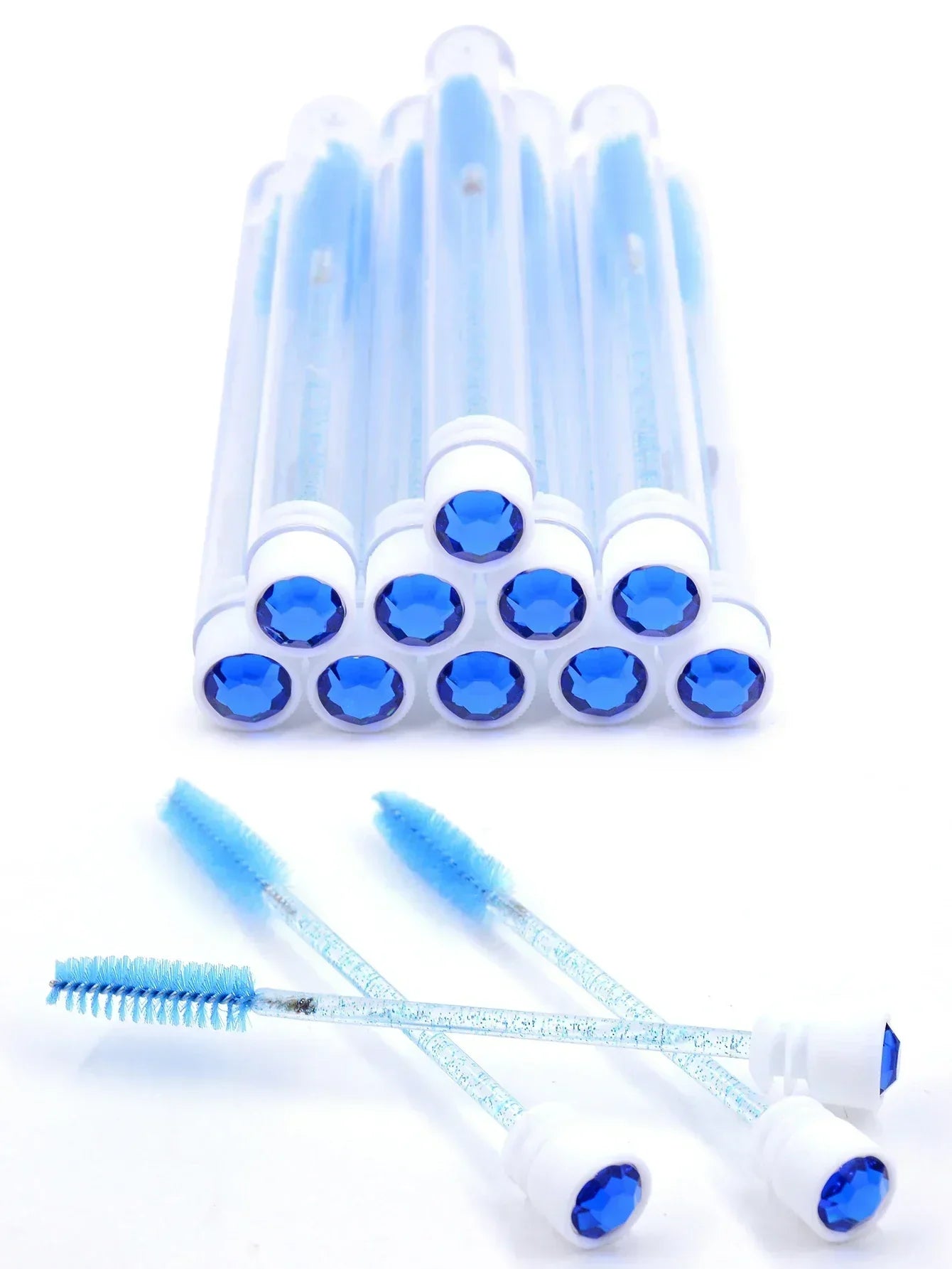 10Pcs Reusable Eyelash Brush Set