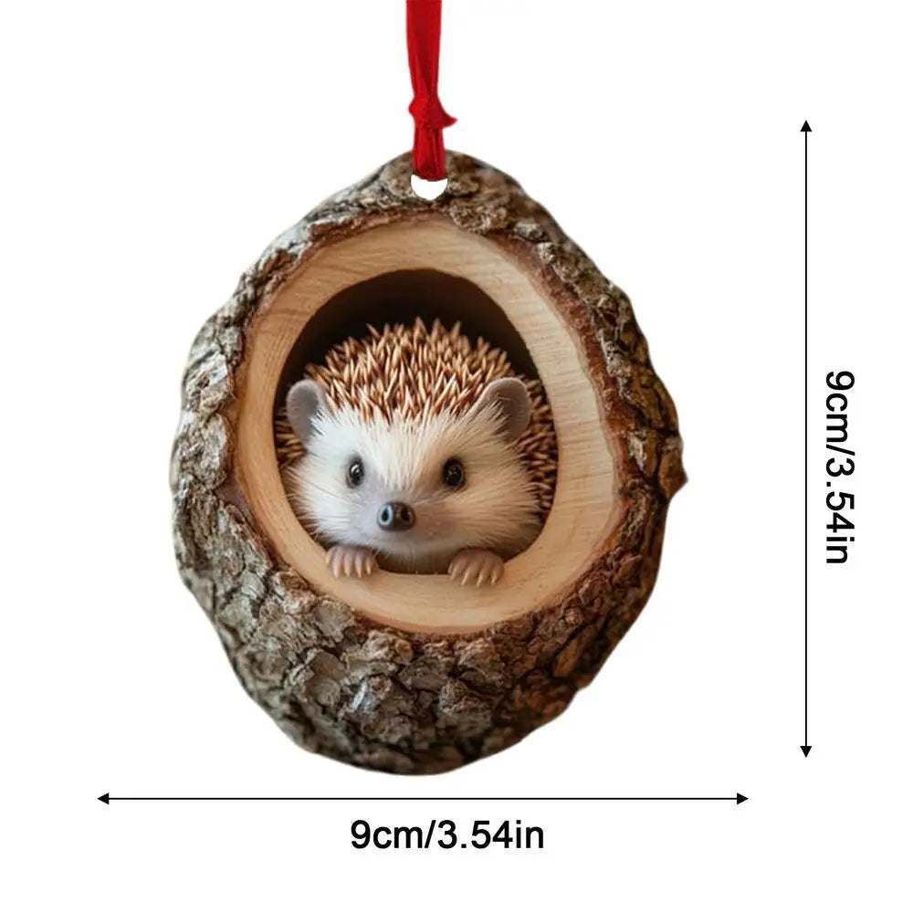 Animal Acrylic Christmas Tree Ornaments