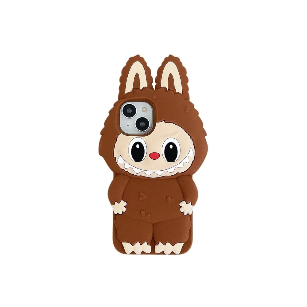 WOGESHISB Kawaii 3D Monster Rabbit iPhone Case