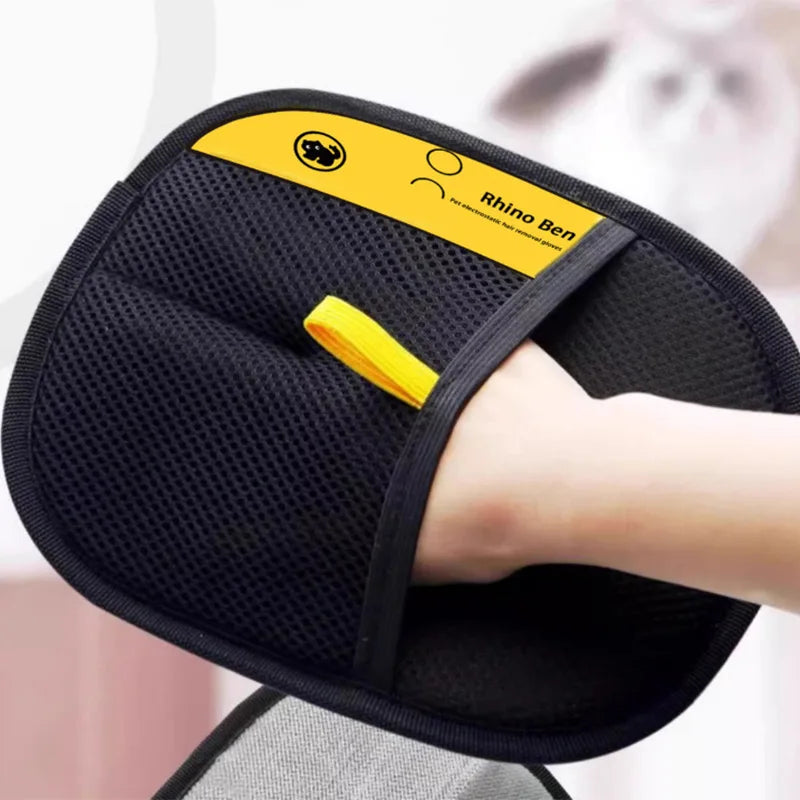 Double-Sided Pet Grooming Gloves