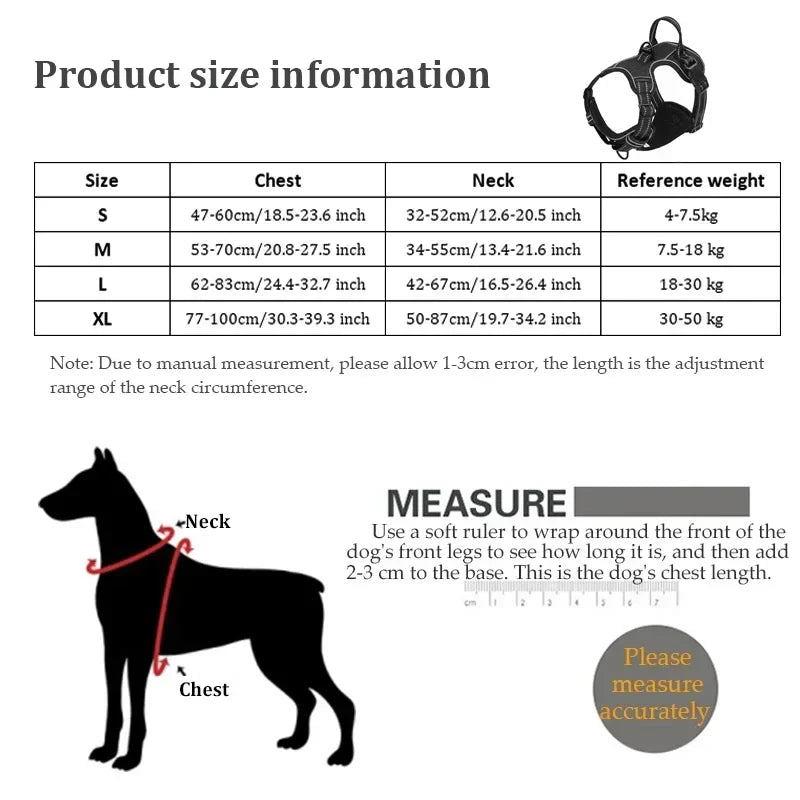Reflective No-Pull Dog Harness