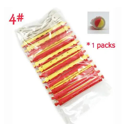 12Pcs Salon Rubber Band Rollers
