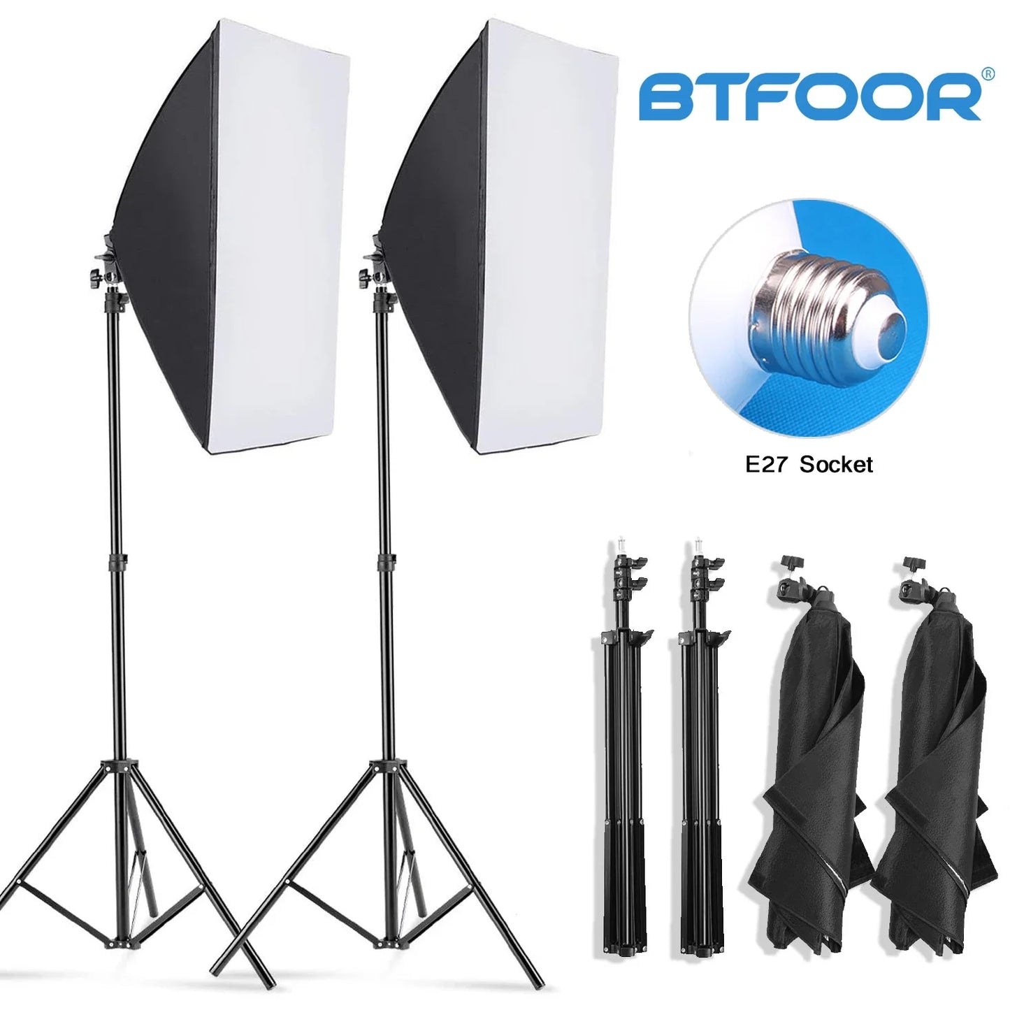 Professional Softbox Lighting Kit