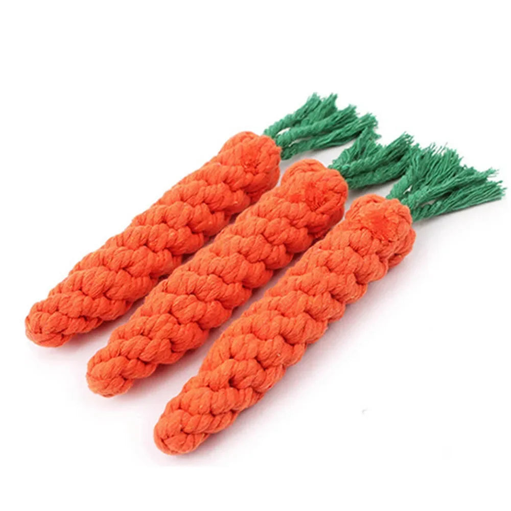 Carrot Rope Dog Chew Toy