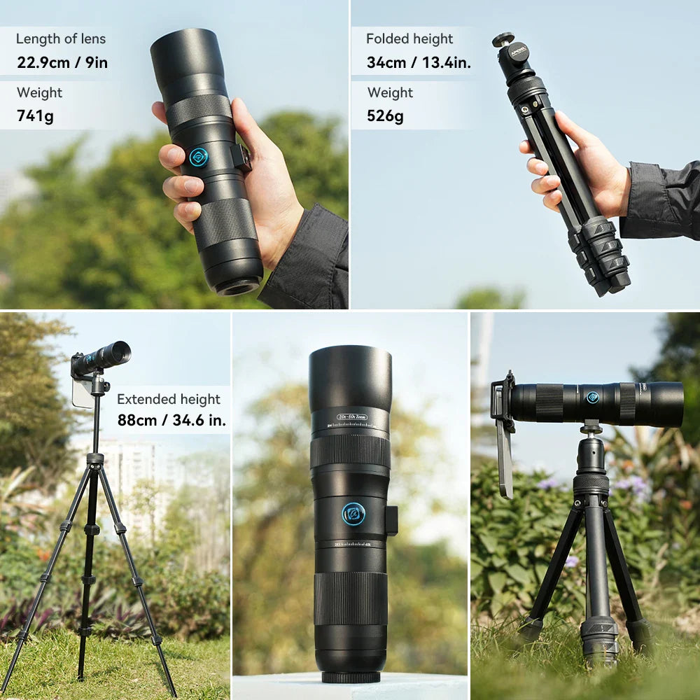 APEXEL T20-60X Telephoto Lens