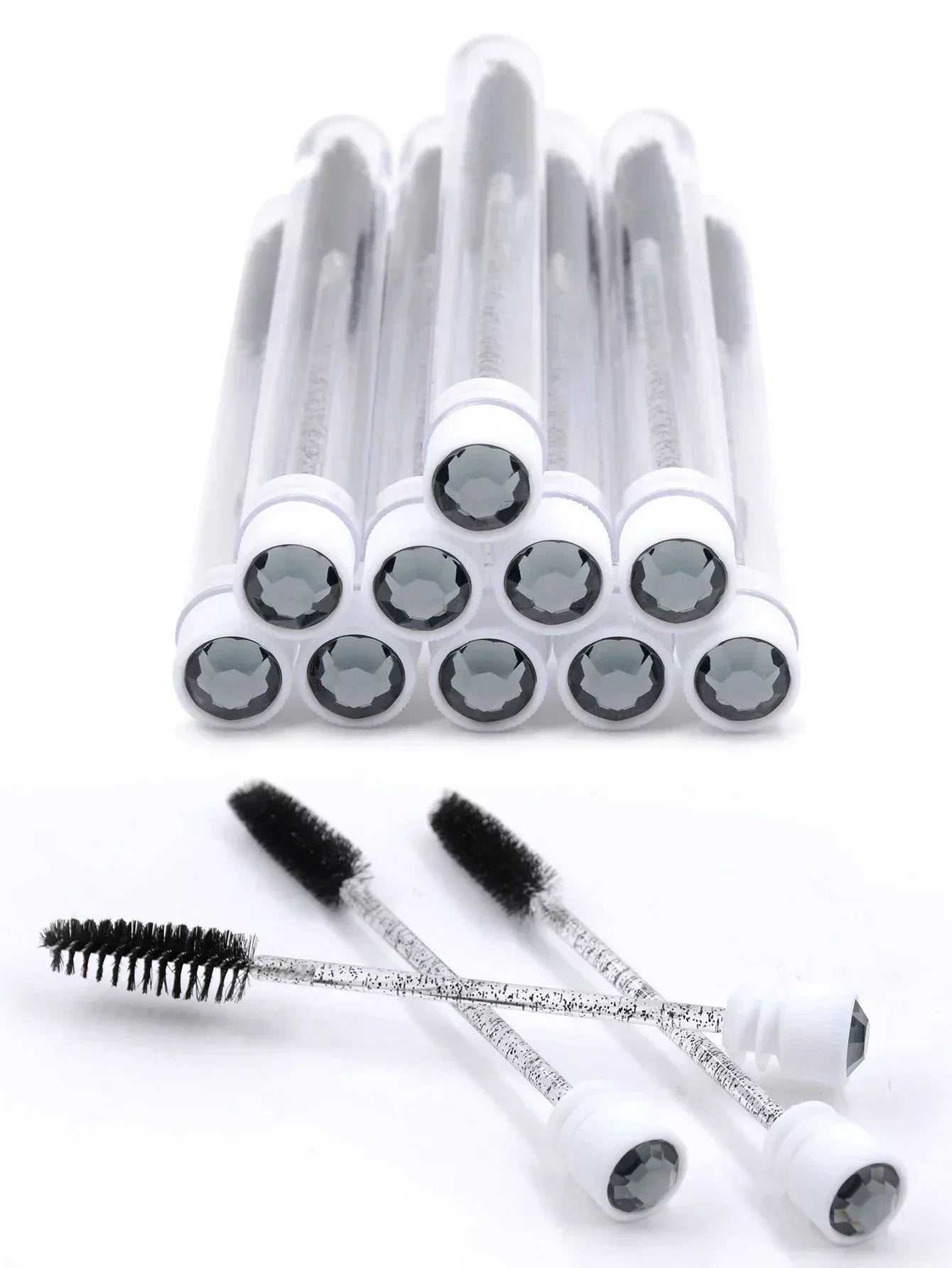10Pcs Reusable Eyelash Brush Set