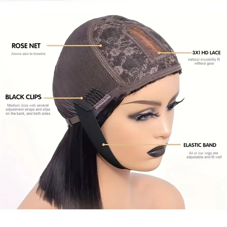 Wiggogo Straight Lace Hair Wig