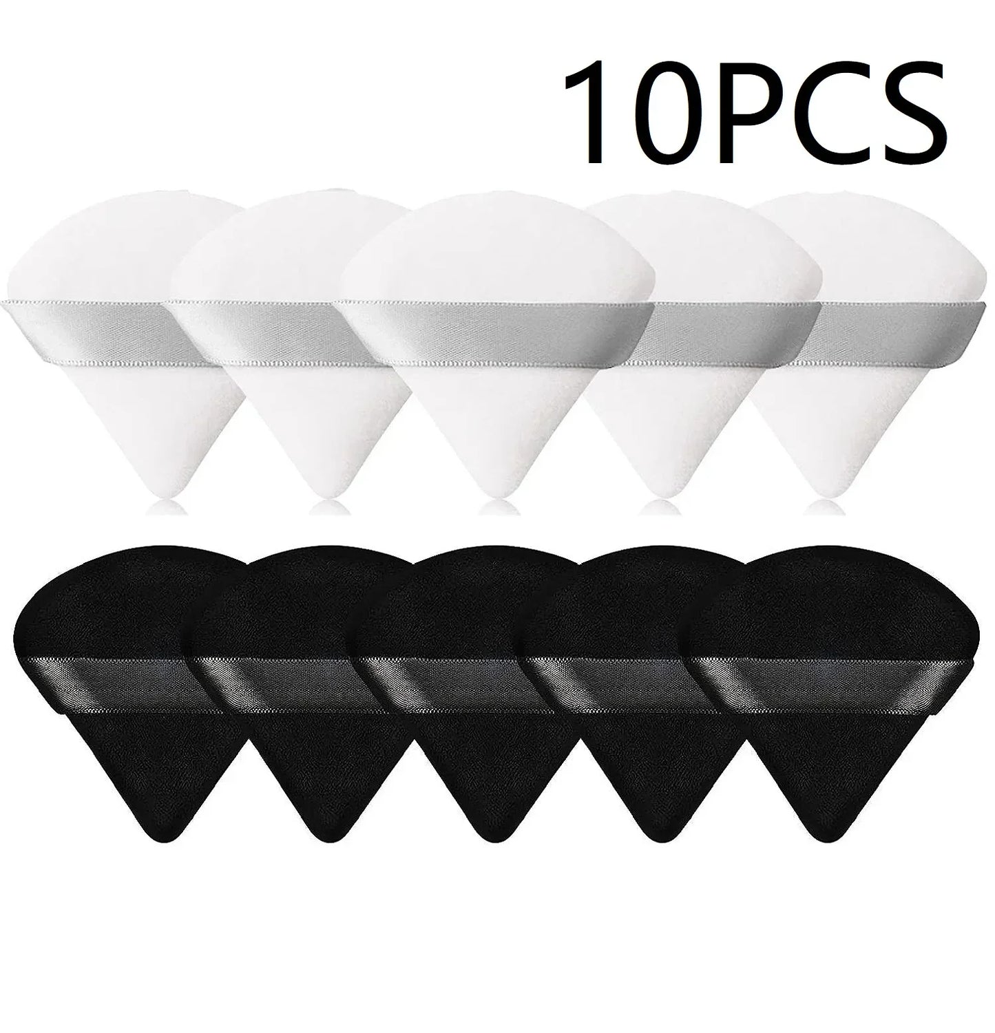 10PCS Triangle Makeup Sponge Set