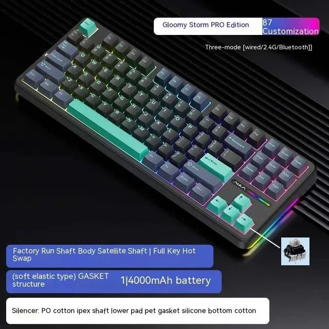 AULA F87Pro Mechanical Gaming Keyboard