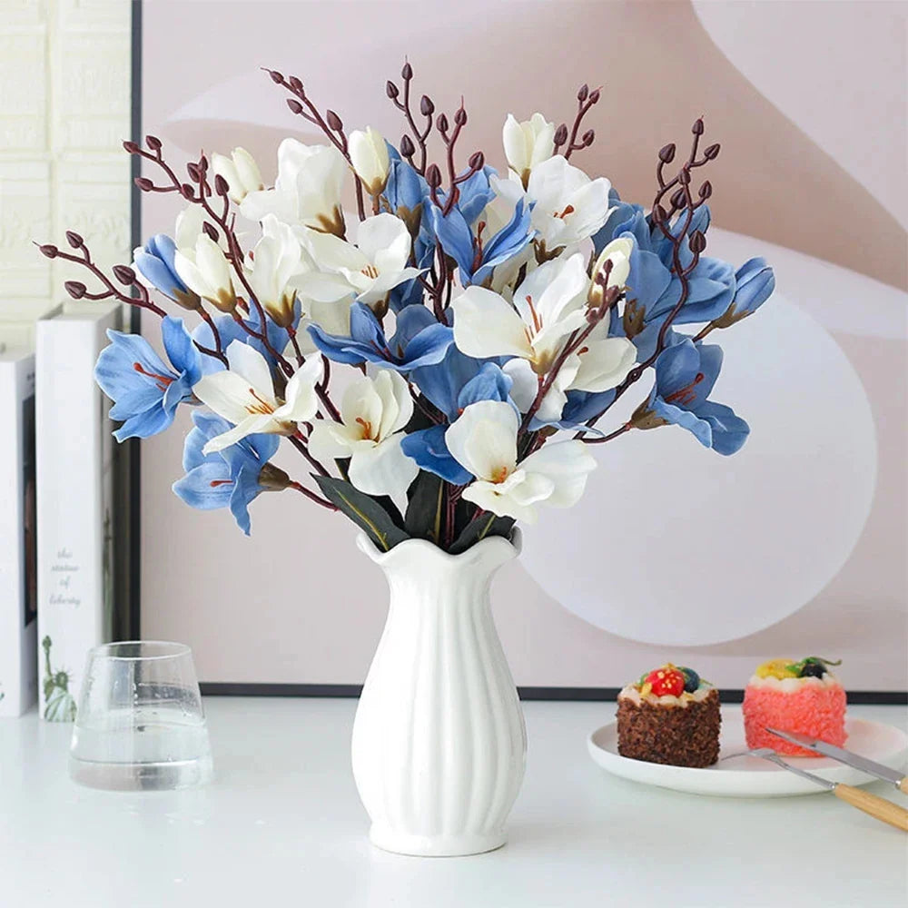 DociDaci Magnolia Artificial Bride Bouquet