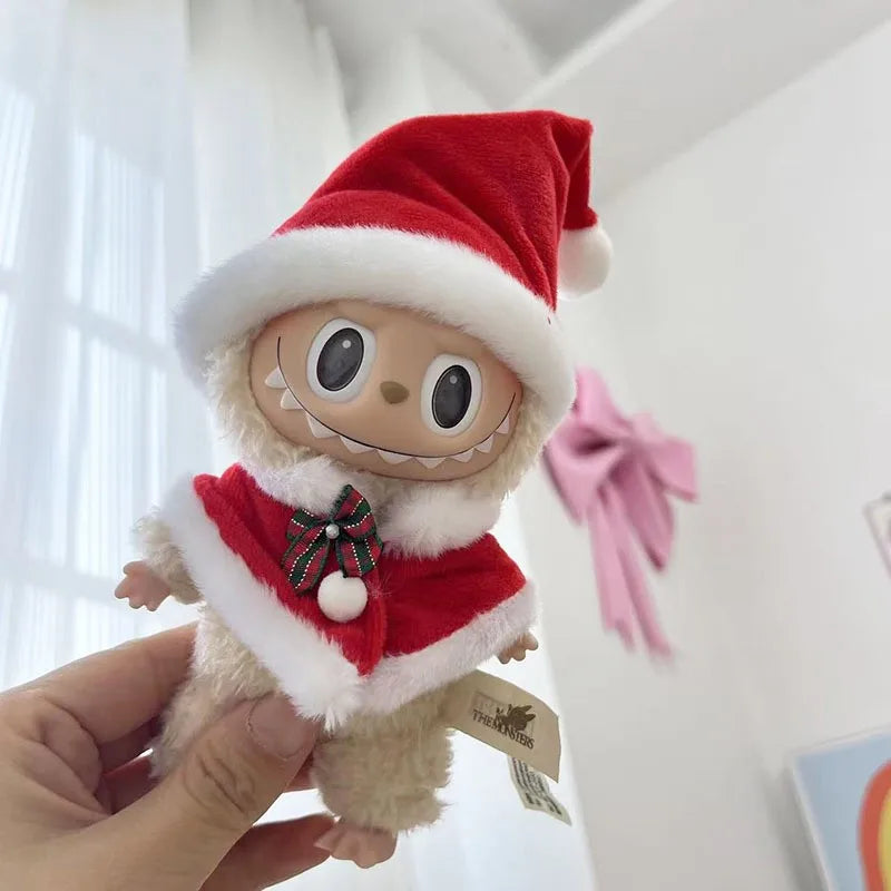 Labubu Winter Plush Outfit Set