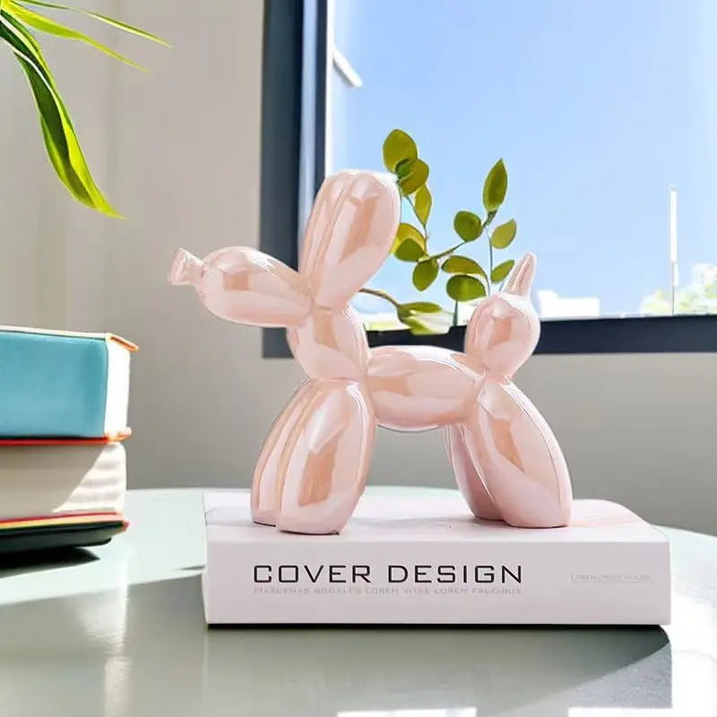 Ceramic Balloon Dog Sculpture