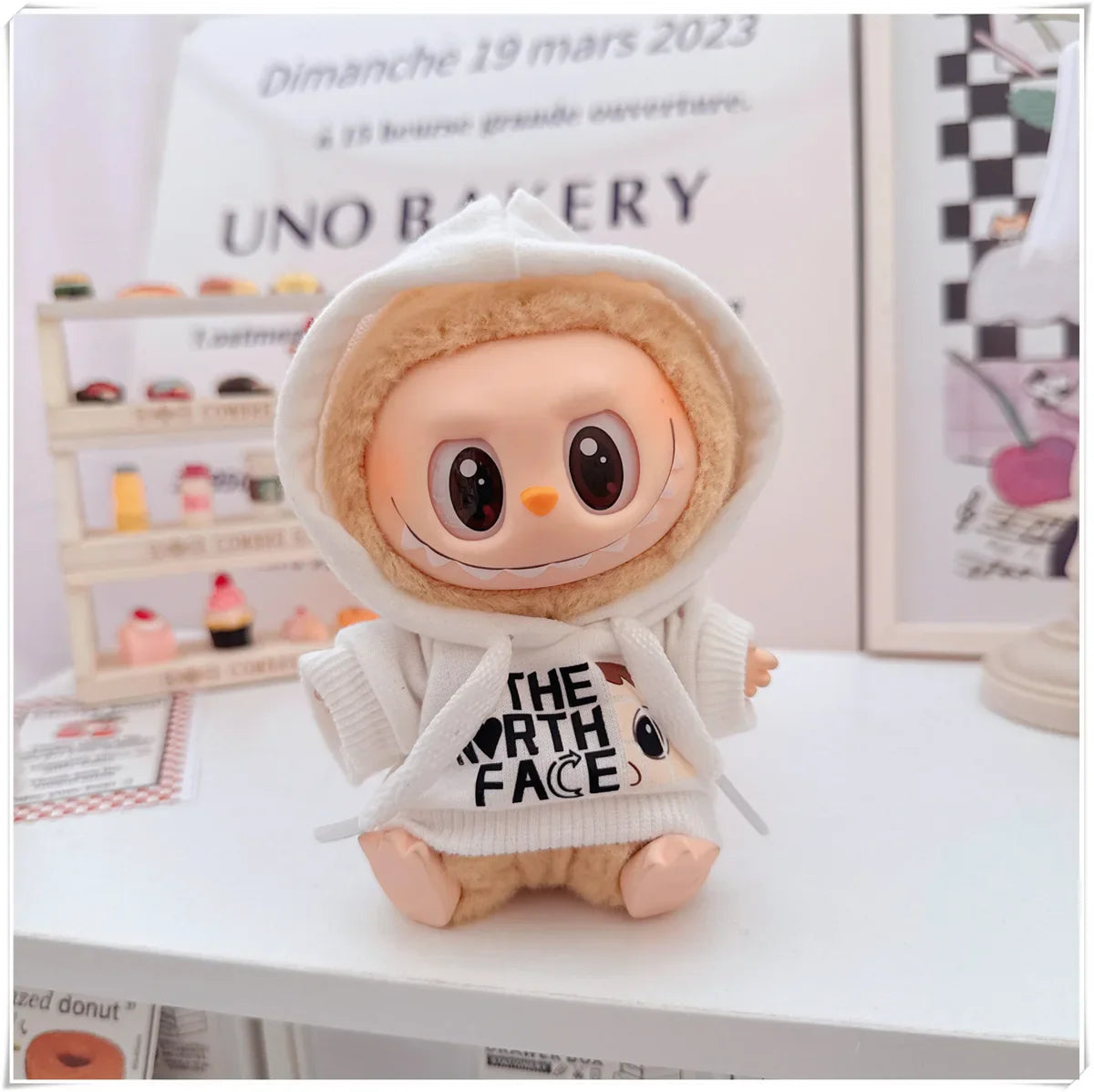 Adoowoo Labubu Korean Idol Hoodie Set