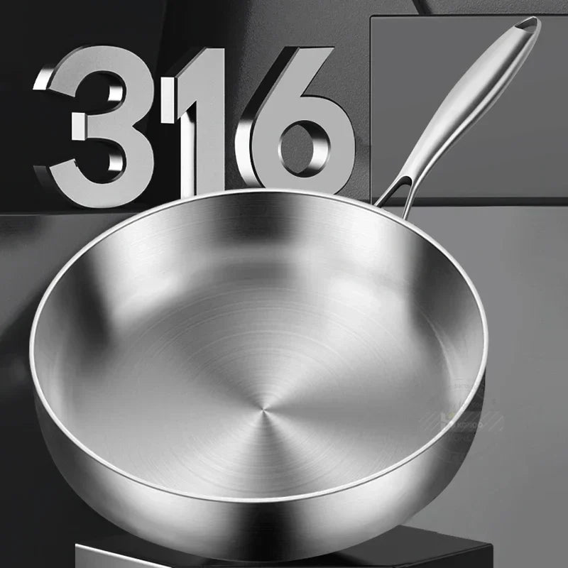 Steel Frying Pan for Steak