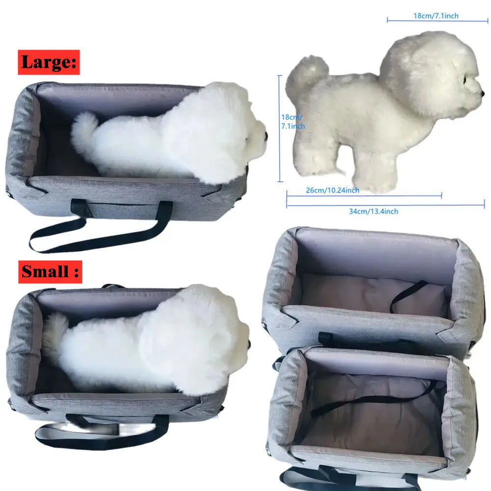 Portable Dog Car Seat Bed