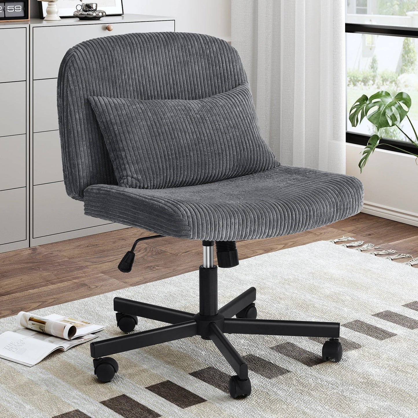 ONBRILL Massage Cross-Leg Office Chair
