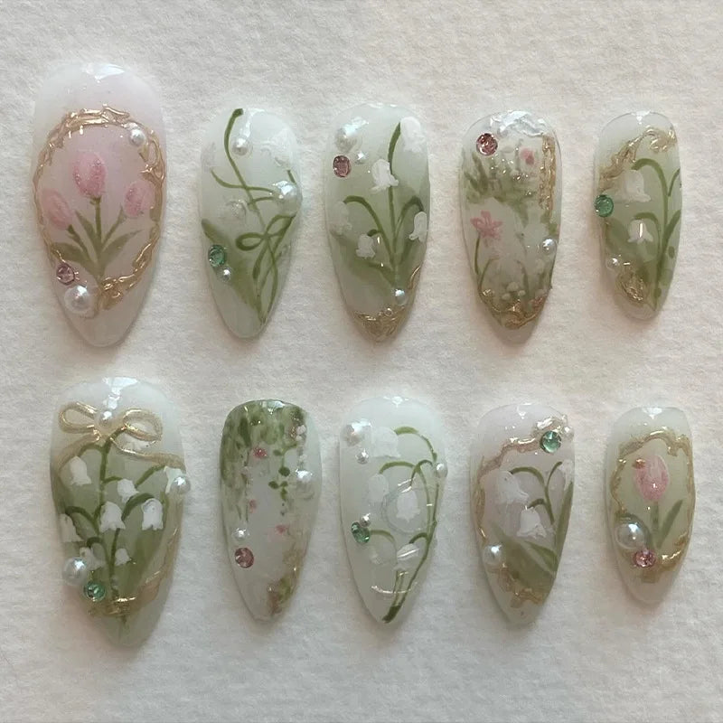 24Pcs Sweet Press-On Nail Set