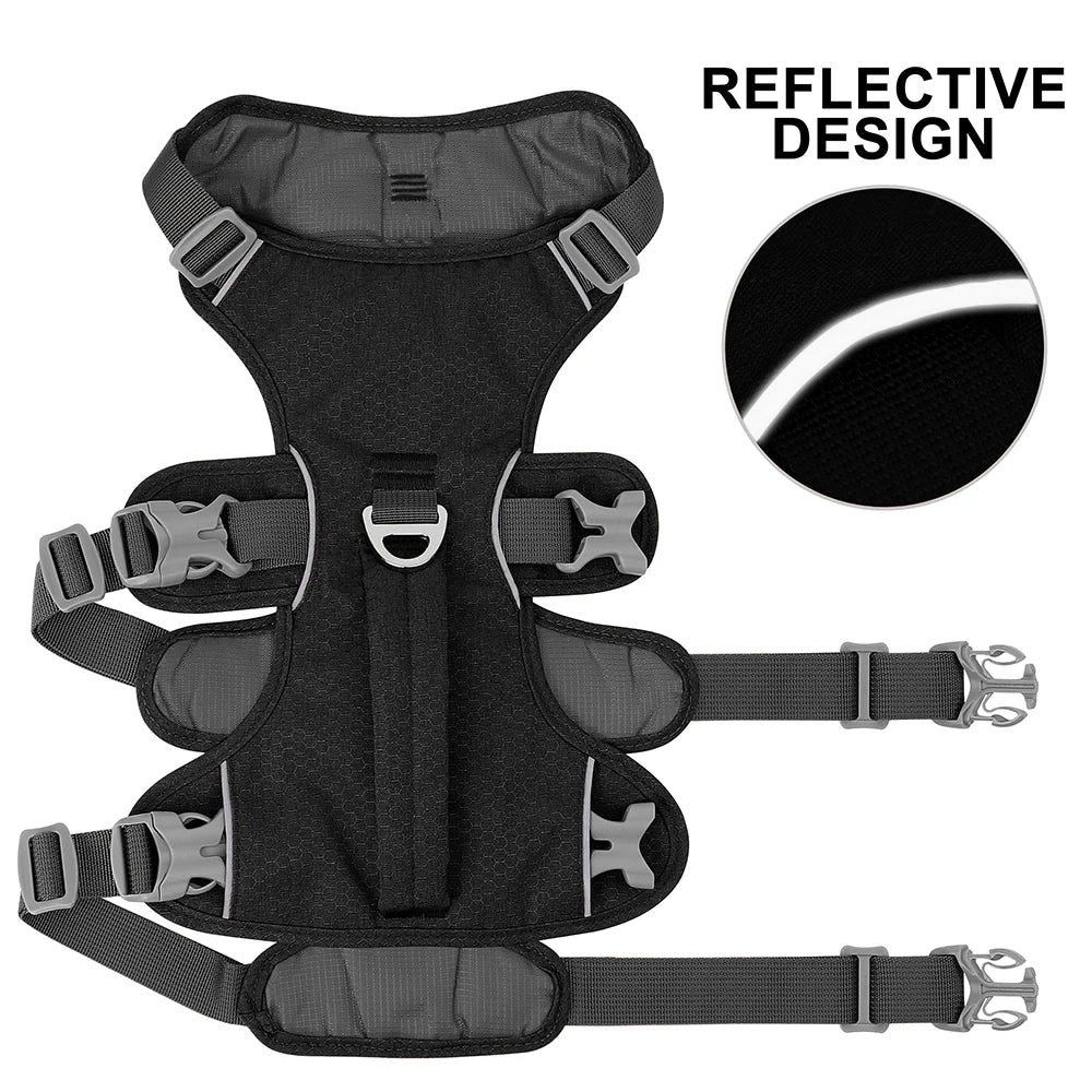 Escape-Proof Reflective Dog Harness