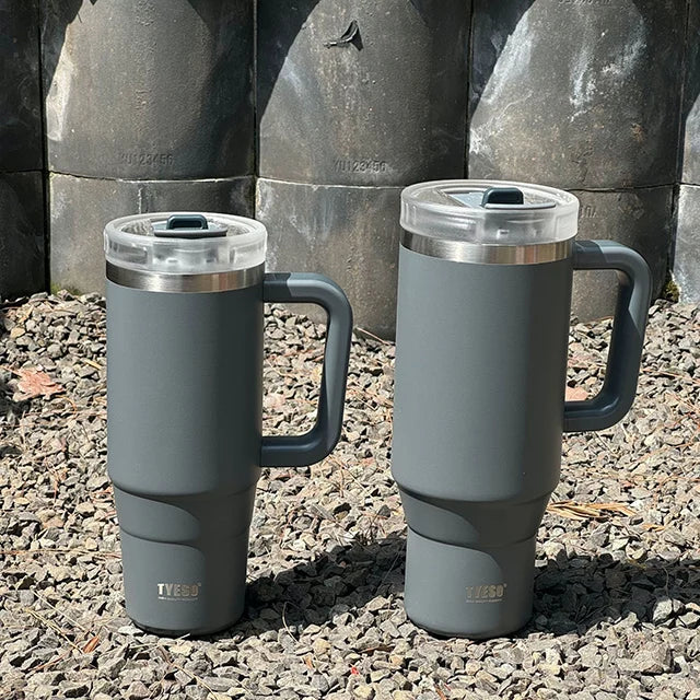 Tyeso 40oz With Handle Straw Tumbler