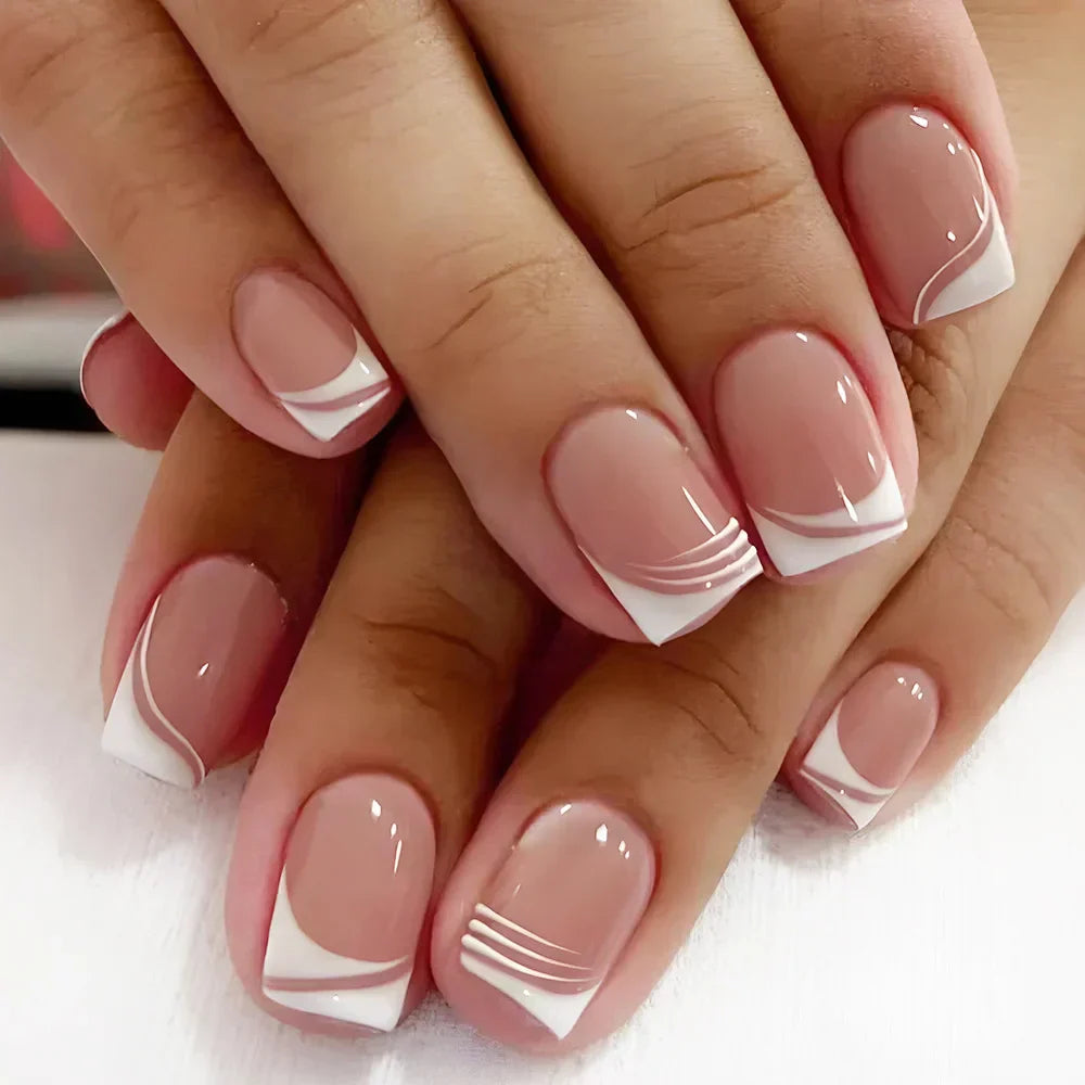 24Pcs Cute Bow Press-On Nails