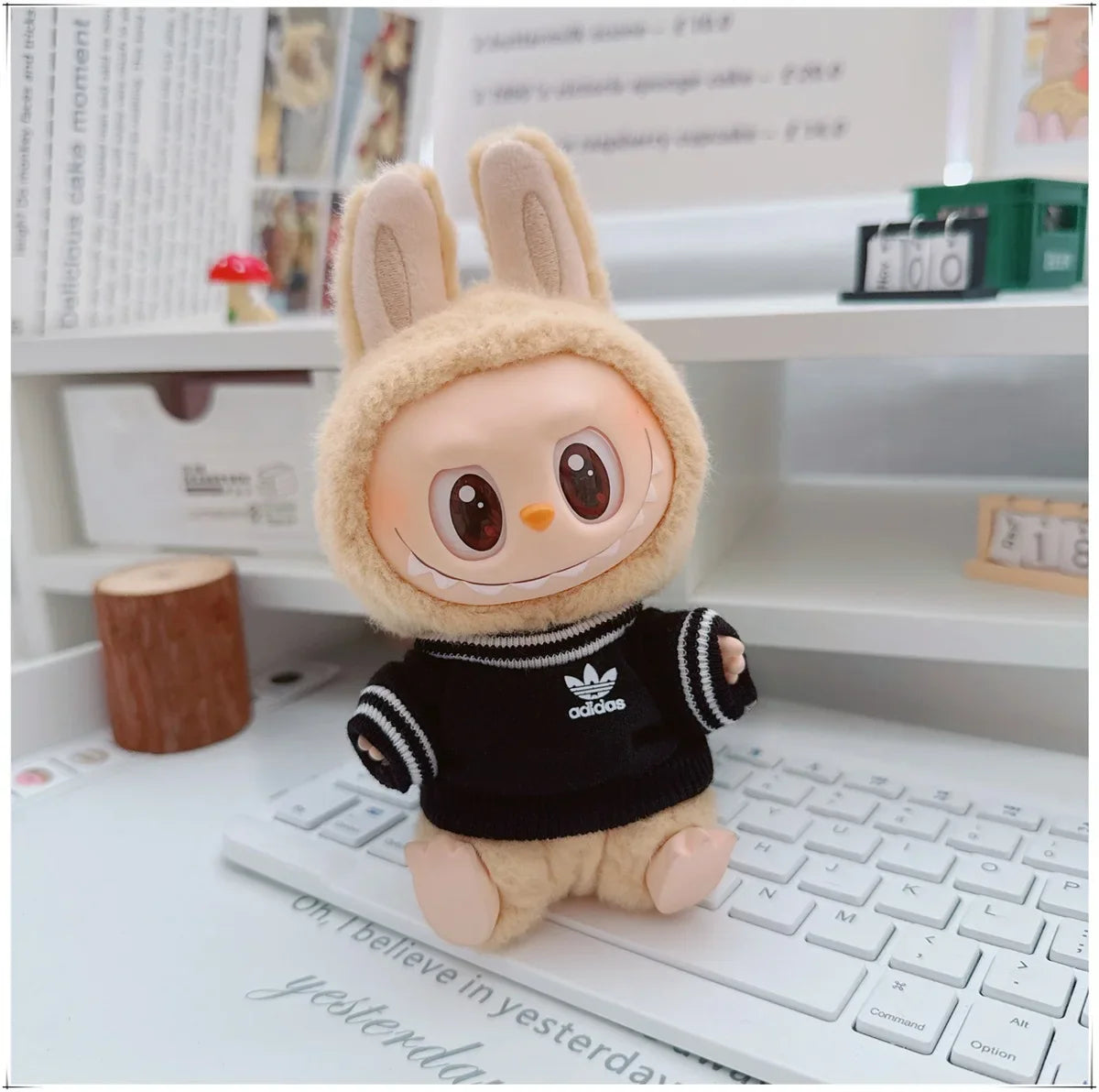 Adoowoo Labubu Korean Idol Hoodie Set