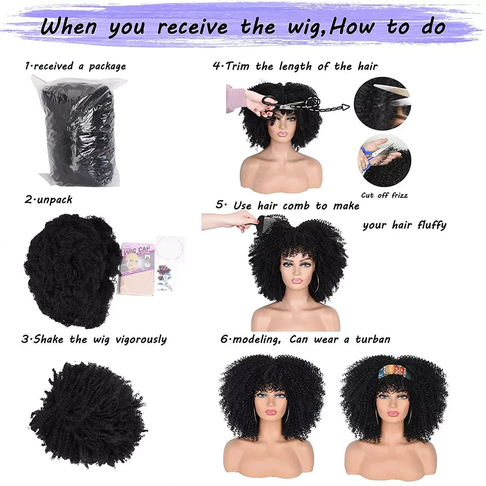 Chocolate Brown Curly Lace Wig