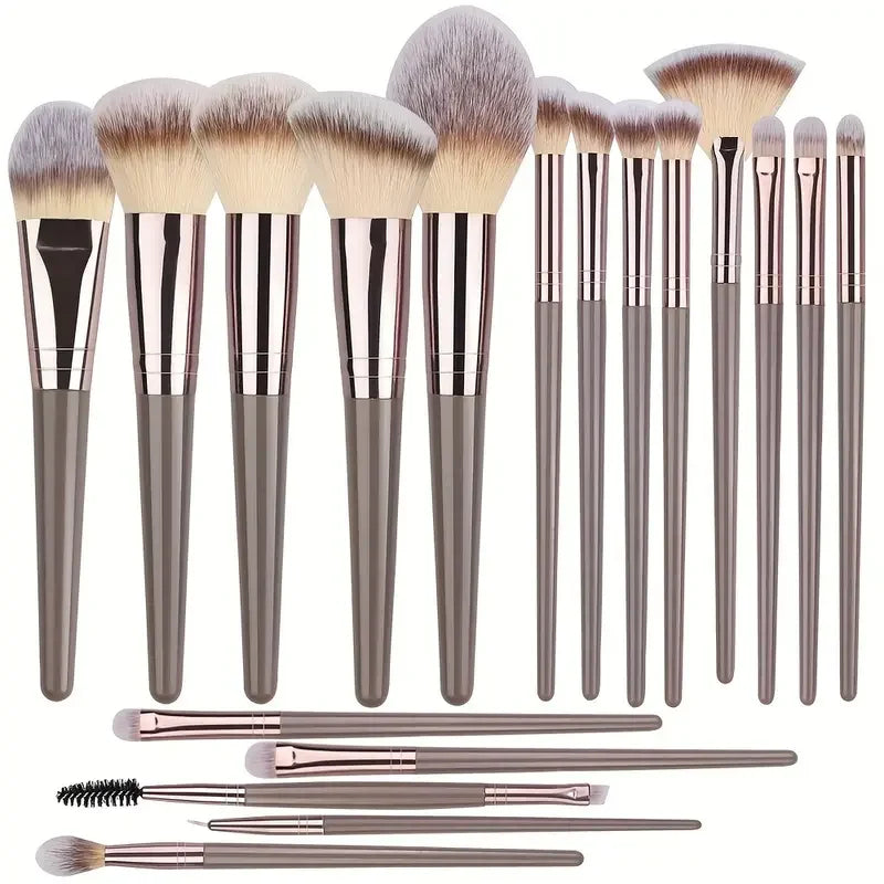 ZSRUNHUI 3–20PCS Fluffy Makeup Brush Set