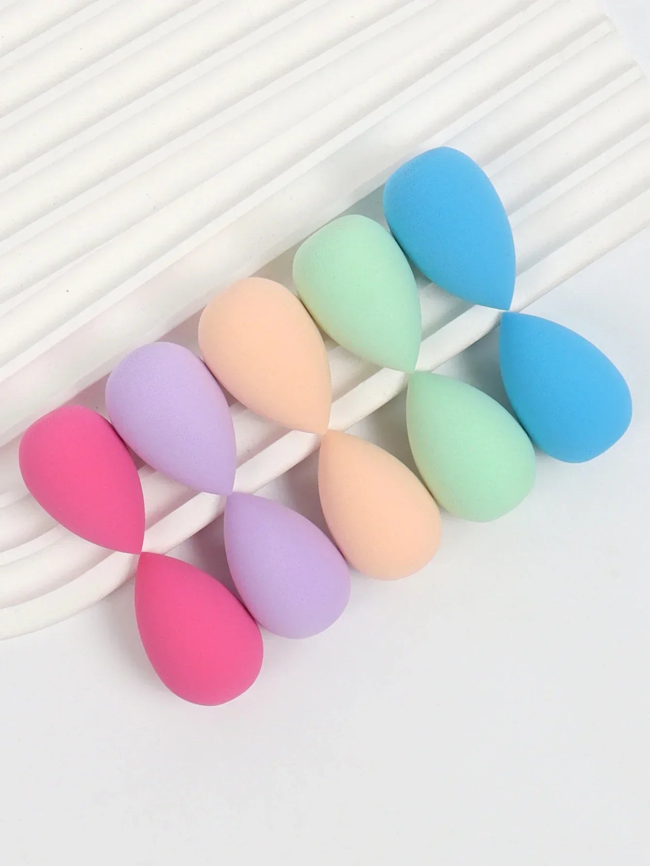 10pcs Mini Makeup Sponge Set