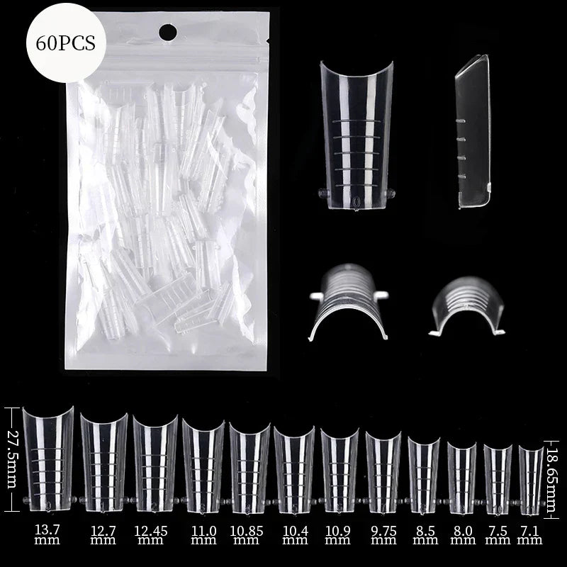 100Pcs Full Cover Nail Tips
