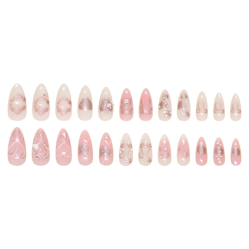 24Pcs Sweet Press-On Nail Set