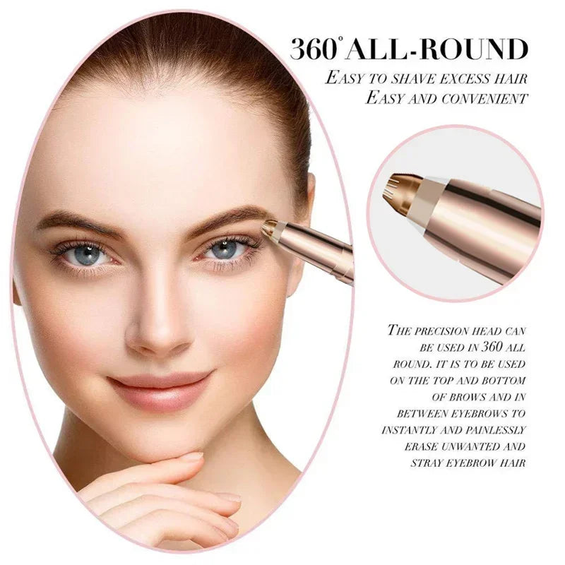 USB Rechargeable Electric Eyebrow Trimmer