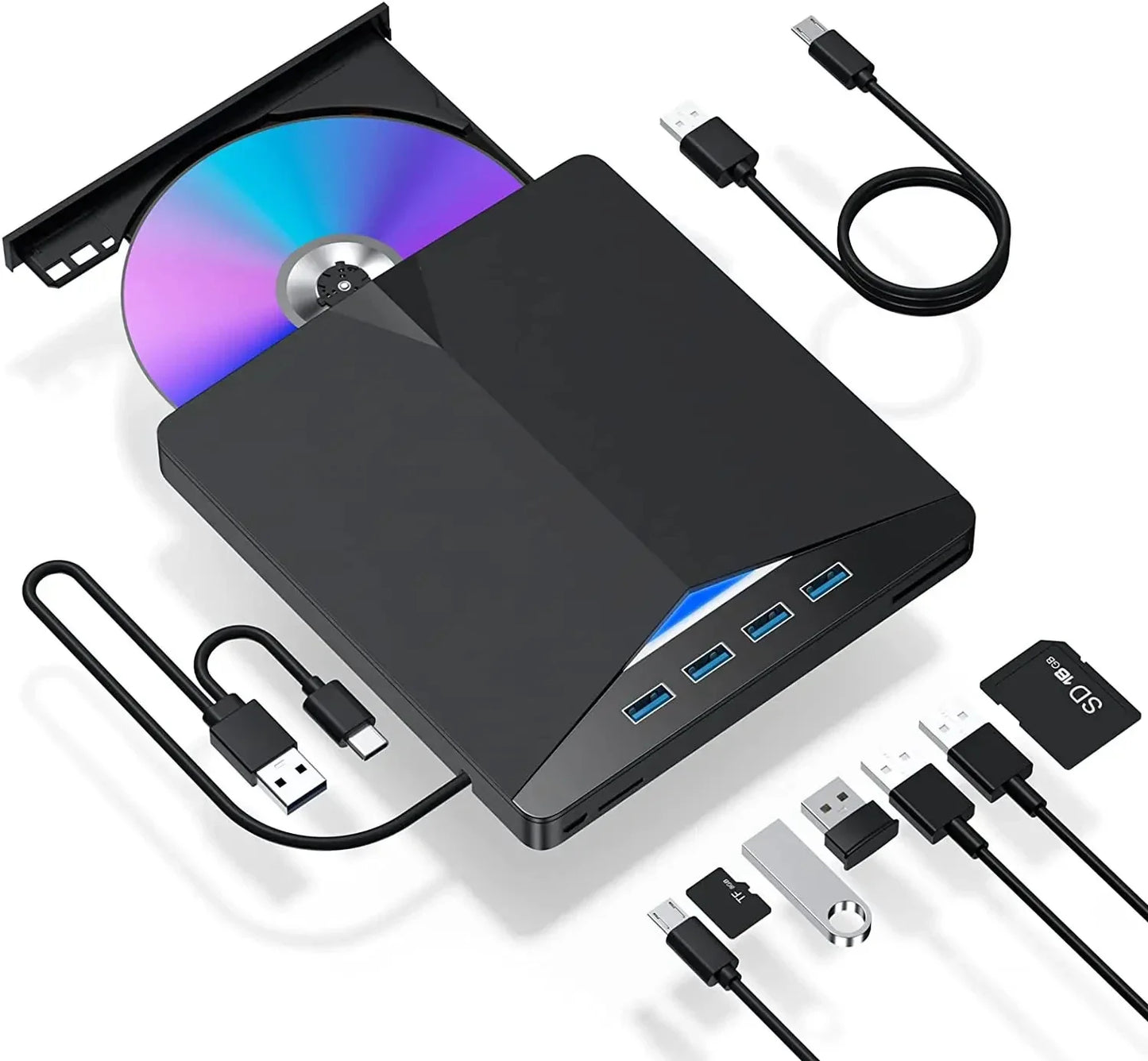 7-in-1 USB-C DVD Drive