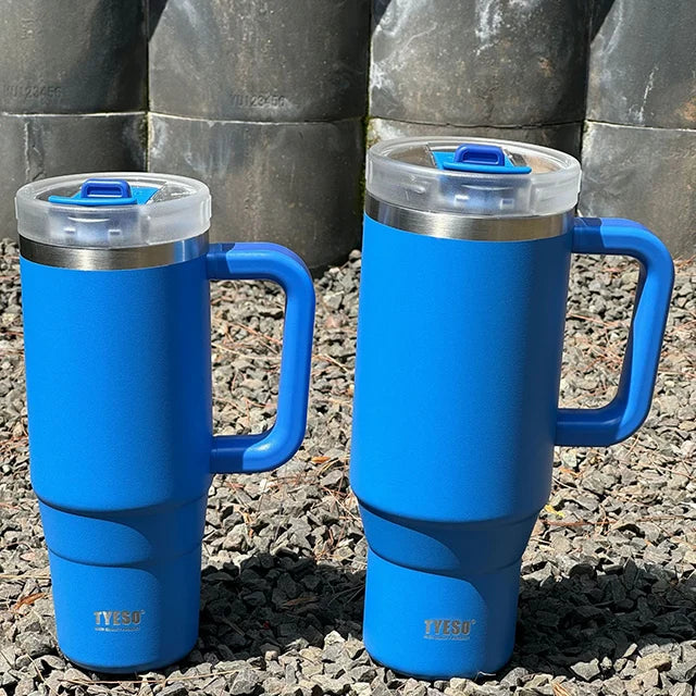 Tyeso 40oz With Handle Straw Tumbler