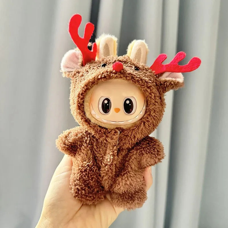 Labubu Winter Plush Outfit Set