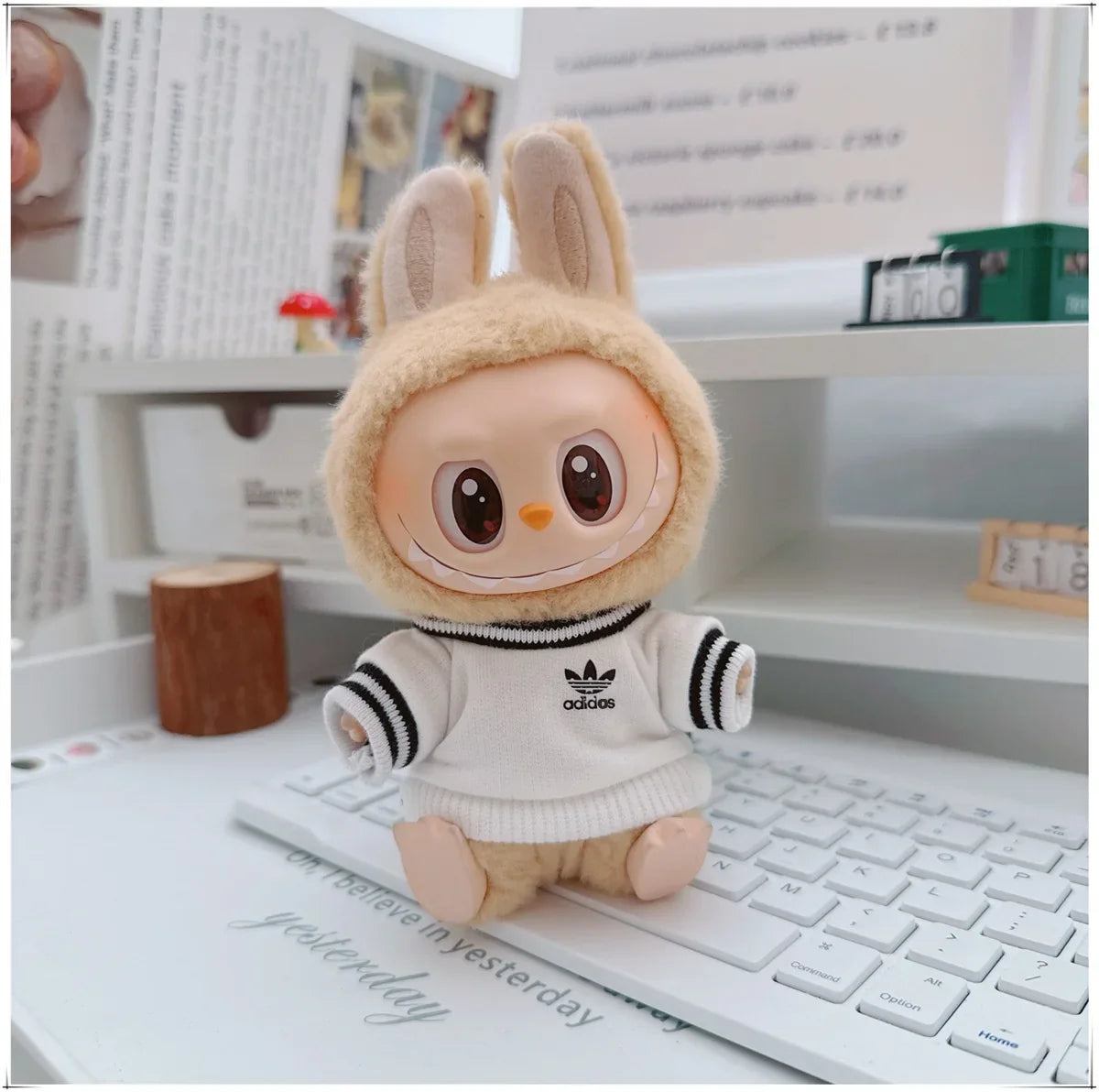 Adoowoo Labubu Korean Idol Hoodie Set
