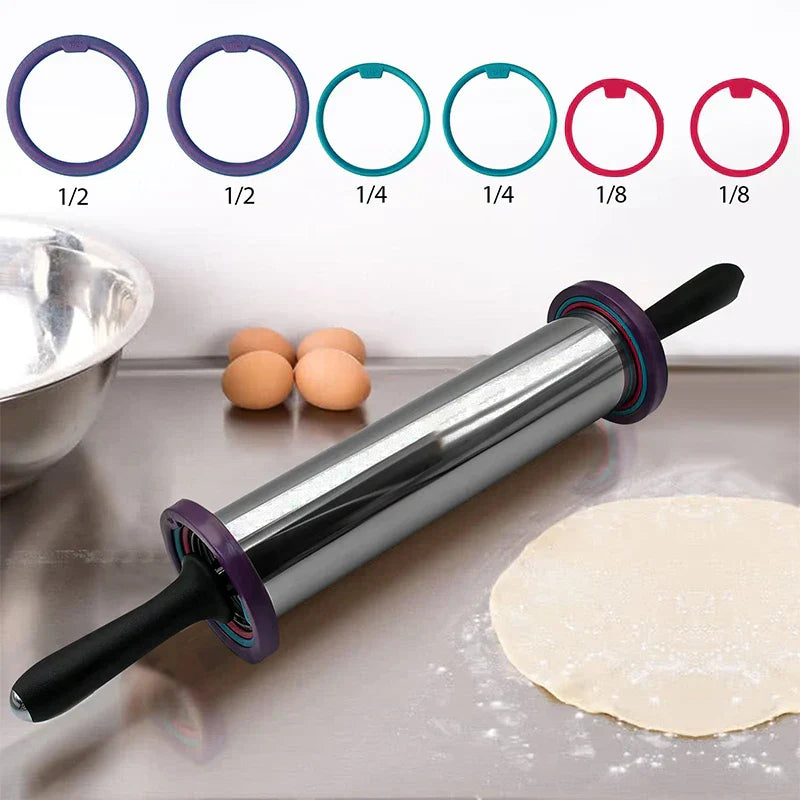 Adjustable Stainless Steel Rolling Pin