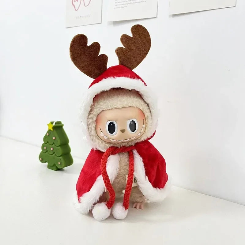 Labubu Winter Plush Outfit Set