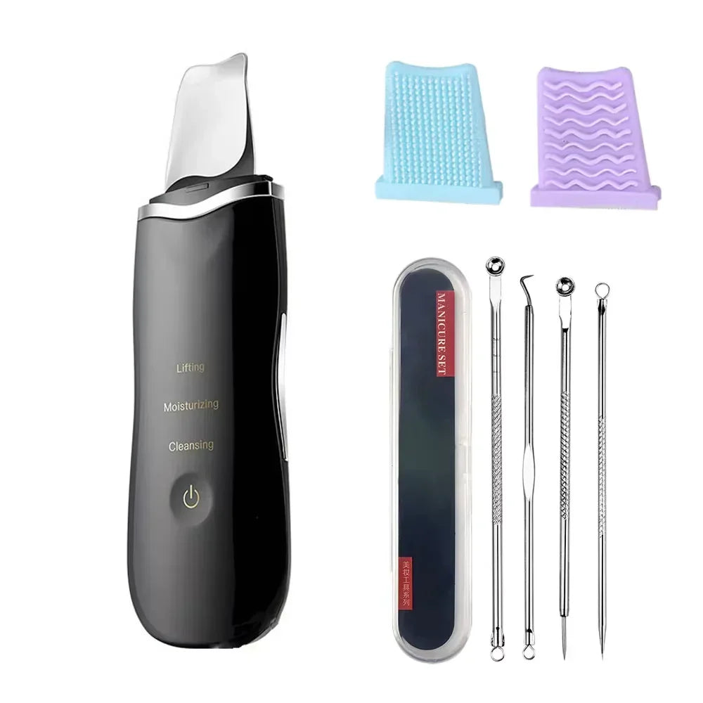 Ultrasonic Skin Scrubber Facial Spatula