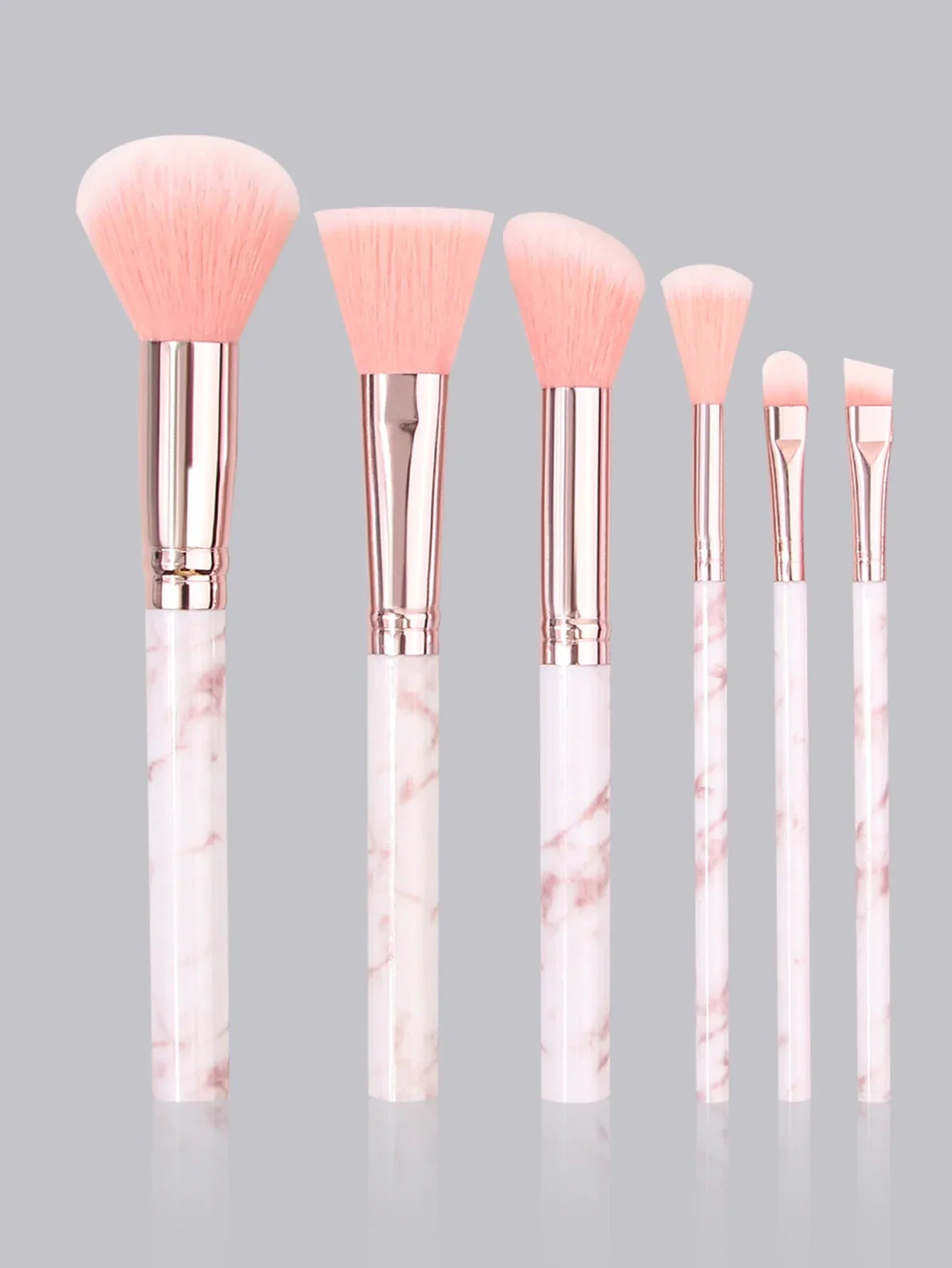 12PCS Pink Marble Beauty Set