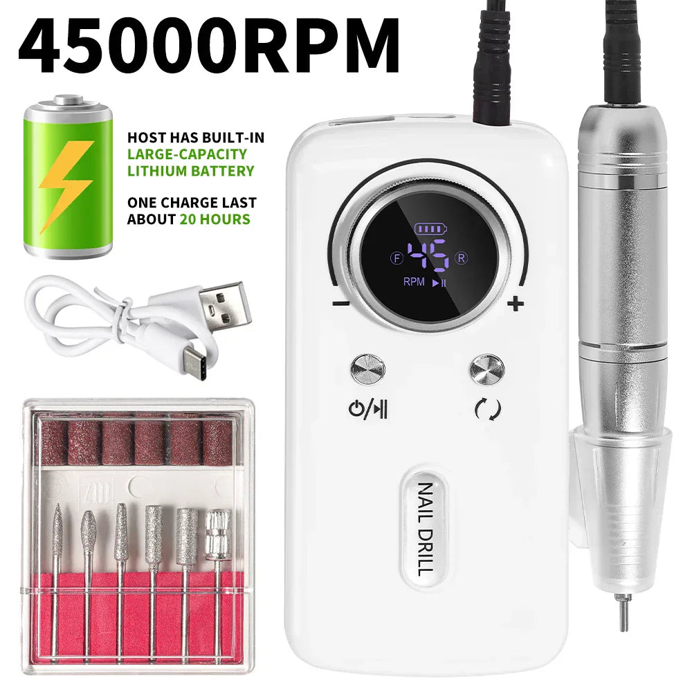 Portable Electric Nail Drill Machine