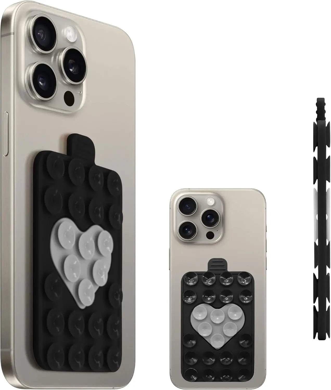 Heart Shape Double-Sided Suction Holder