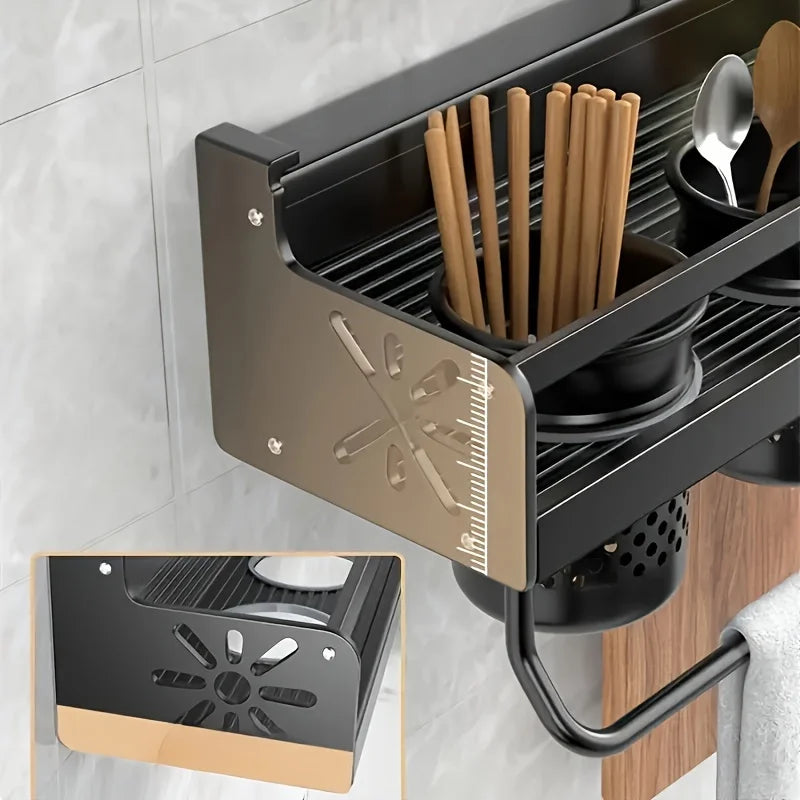 Wall-Mounted Spice Rack Shelf