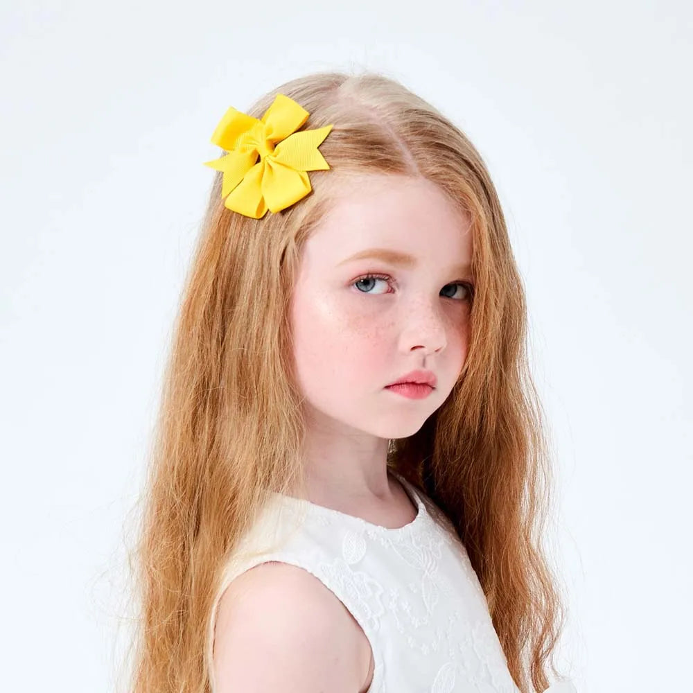 Random Color Bow Hair Clips