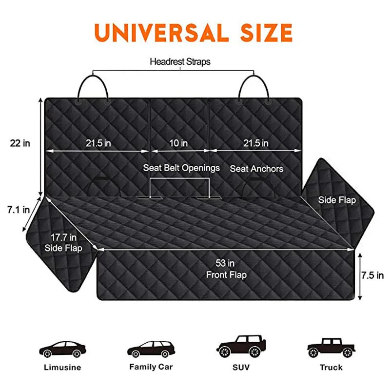 Waterproof Car Dog Seat Cover