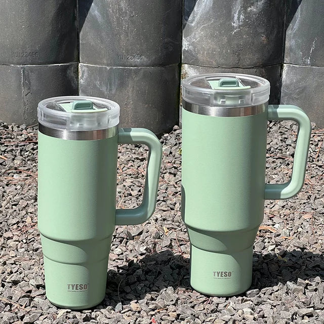 Tyeso 40oz With Handle Straw Tumbler