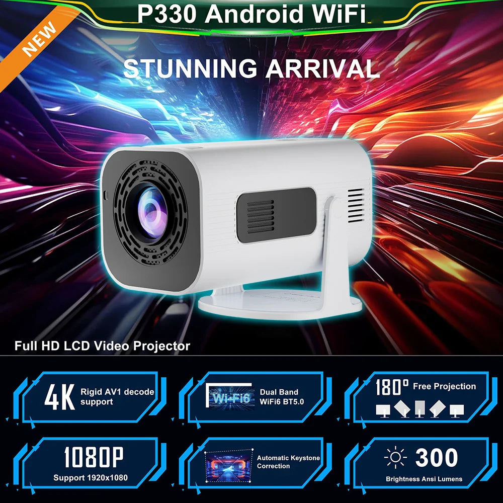 Salange P330W Mini Smart Projector